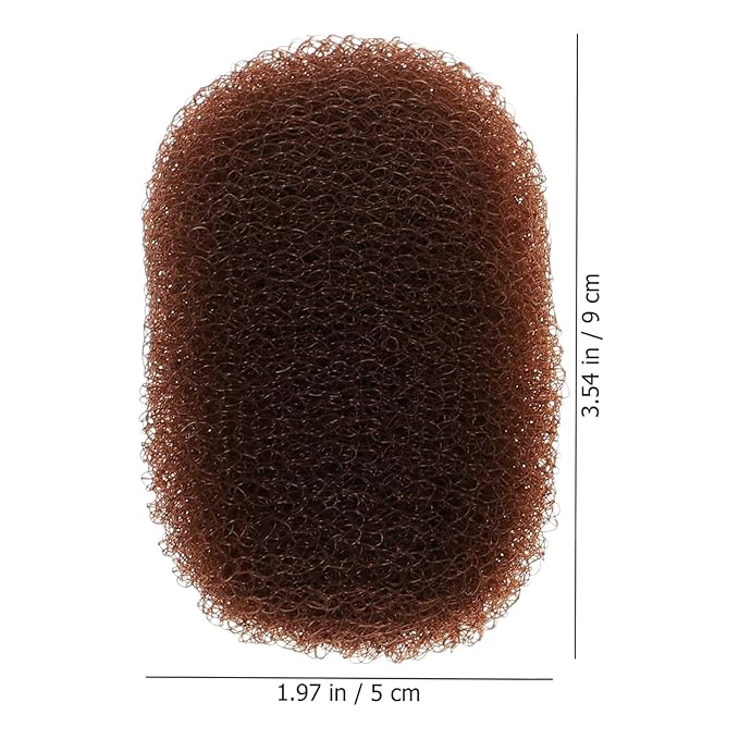 3PCs Volumizing Hair Sponge Inserts with Puff Cushion Clips – Hair Styling Tools for Adding Volume and Fullness for Women and Girls