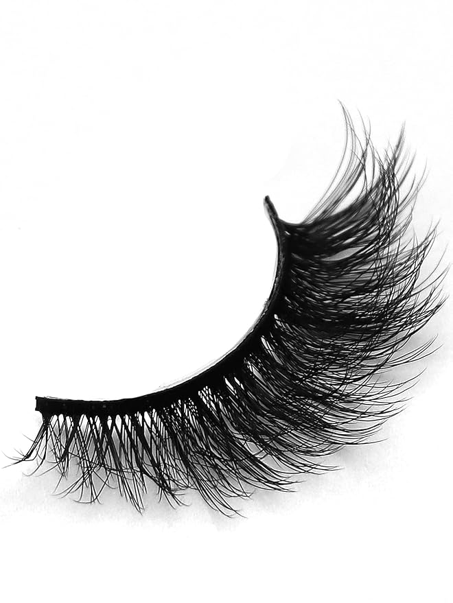 False Eyelashes Russian Strip Lashes Fluffy Fake Eyelashes Extension D Curl Wispy Handmade Soft Reusable 14 Pairs Lashes Pack