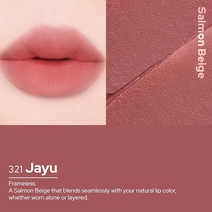 Unseen Blur Lip Tint Long-Lasting Stain, Blendable 3.2g (321 Jayu, 0.11 Ounce (Pack of 1))