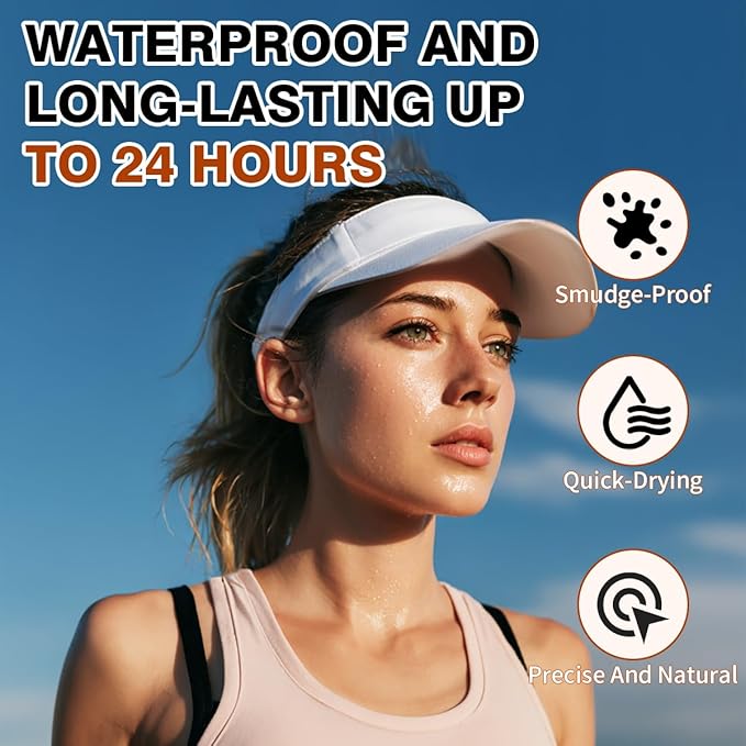 Microblading Eyebrow Pencil for Women - Waterproof Eyebrow Pen with 2-Fork-Tip Eye Brow Pen Create Natural Hair-Like Brows, Brow Pencil for Perfect Eyebrows Makeup Last All-Day, Grey