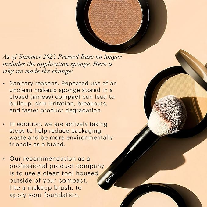 Glo Skin Beauty Pressed Base Powder Foundation Makeup (Tawny Fair) - Flawless Coverage for a Radiant Natural, Second-Skin Finish