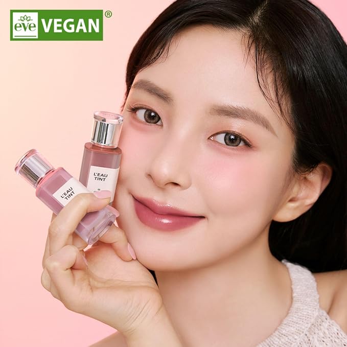 BBIA L’EAU Tint – Glossy & Glow Lip Stain, Watery Lip Tint, Non-Sticky, High Shine Finish, Long-lasting, Moisturizing, Lightweight, Natural, Daily Use, Vegan, Korean Lip Makeup (04 MAGNOLIA L'EAU)