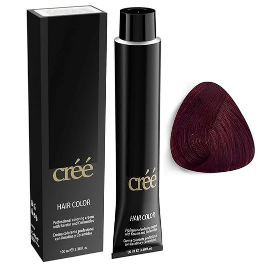 Cree Professional 6.6 - Dark Red Blond Permanent Hair Color - Long Lasting, Rich Vibrant - Gray Coverage 100ml - 3.4 fl.oz.
