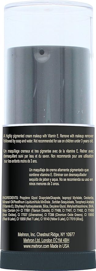 Mehron Makeup CreamBlend Stick | Professional Face Paint, Body Paint, & Foundation Cream Makeup | Perfect for Stage, Screen, Special FX, Cosplay, Drag, and Halloween | .75 oz (21 g) (Light 0)