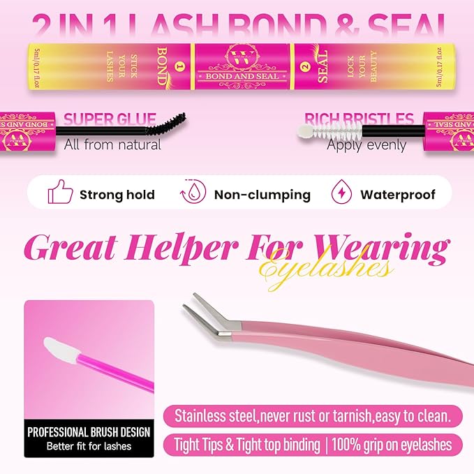 Lash Clusters Kit 300pcs 70D+90D DIY Individual Lashes Extension Kit Cluster Eyelash Extensions with Lashes Clusters Bond and Seal Eyelash Remover Lashes Applicator Tool at Home(D-Mix10-18mm)