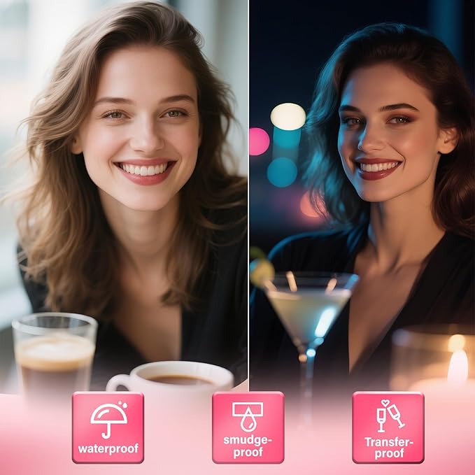 Lip Stain - Lip Stain Peel Off | Waterproof, Transfer-Resistant, Smudge-Proof | Precise Application, One-Peel Finish | Long Lasting Lip Liner Stain for All-Day Color Hold（dark brown）