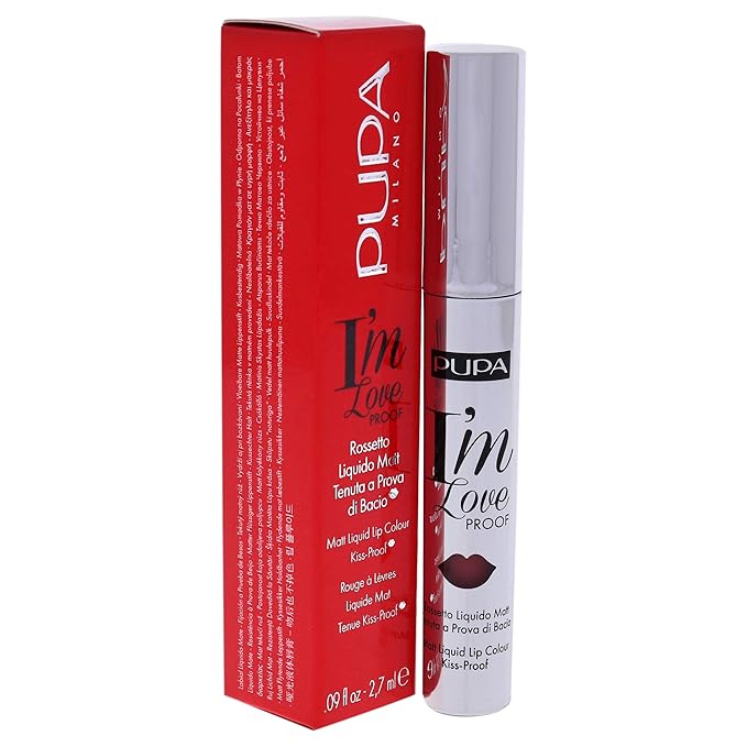 Pupa Milano I Am Love Proof Matt Liquid Lip Color - 003 Rose Nude for Women - 0.09 oz Lipstick