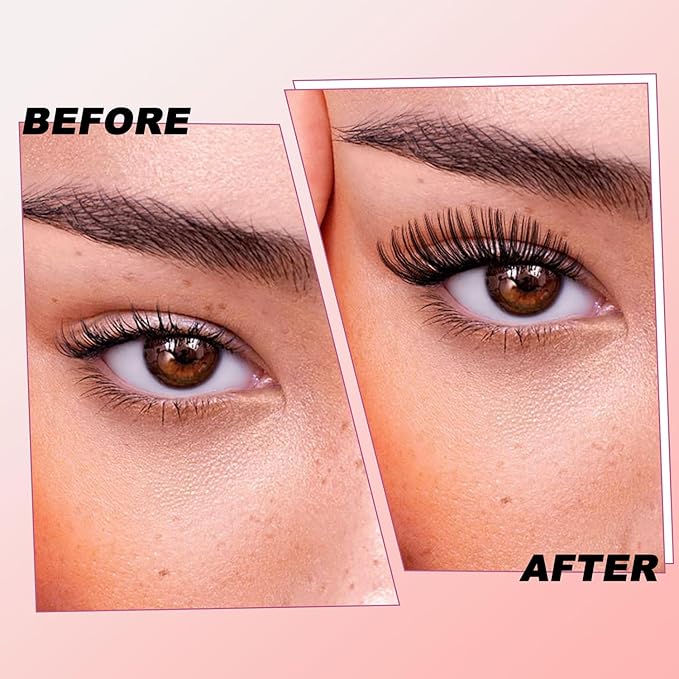 Lash Clusters for DIY Lash Extension at Home, Wispy Natural Individual Clusters Lashes False Eyelashes 168 Count 0.07D 8-18MM Mix D Curl Eye Lash Extensions (U03 Lash 8-18MM)