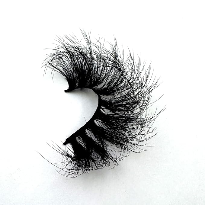 HBZGTLAD Mink Lashes Fluffy False Eyelashes 25mm Dramatic Faux Mink Eyelashes Natural Look Cat Eye Volume Eye Lashes Multipack (LD36)