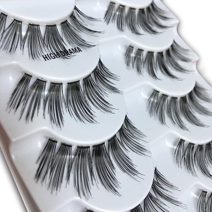 JIMIRE HELLO BEAUTY Multipack High Drama 615 Eyelashes Manga Anime Lashes 5 Pairs Pack