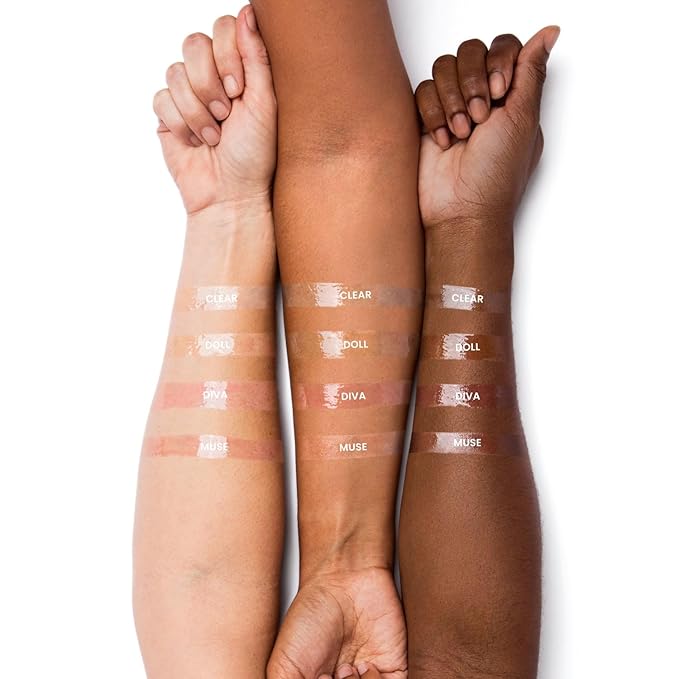 OFIR Surreal Shine Plumping Lip Gloss for Women | Clear, Non-Sticky, Hydrating Lip Gloss with Menthol & Vitamin E | High Shine, Vegan, Cruelty-Free | Muse - Warm Nude | 0.15 FL OZ