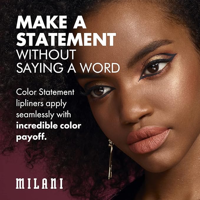 Milani Color Statement Lipliner - Haute Pink (0.04 Ounce) Cruelty-Free Lip Pencil to Define, Shape & Fill Lips
