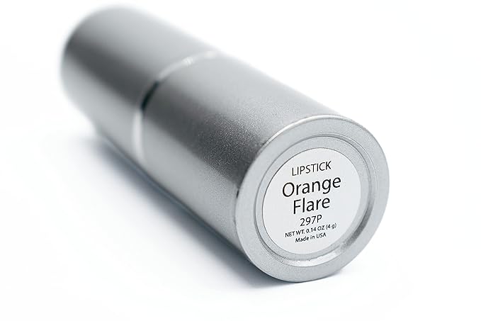 Orange Flare Pearl Coral Moisturizing Lip Cream Lipstick Color Paraben, Lanolin & Cruelty Free, No Animal Testing