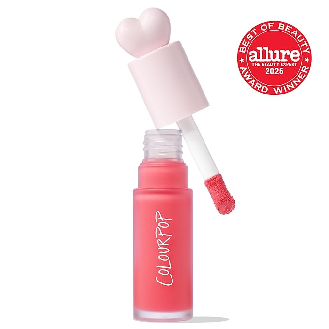 ColourPop Weightless Liquid Blush - Hydrating, Liquid Blush for Cheeks - Glowy Summer Makeup with Hyaluronic Acid for a Healthy Glow - Designed with a Doe Foot Applicator - Angel Face (0.30 oz)
