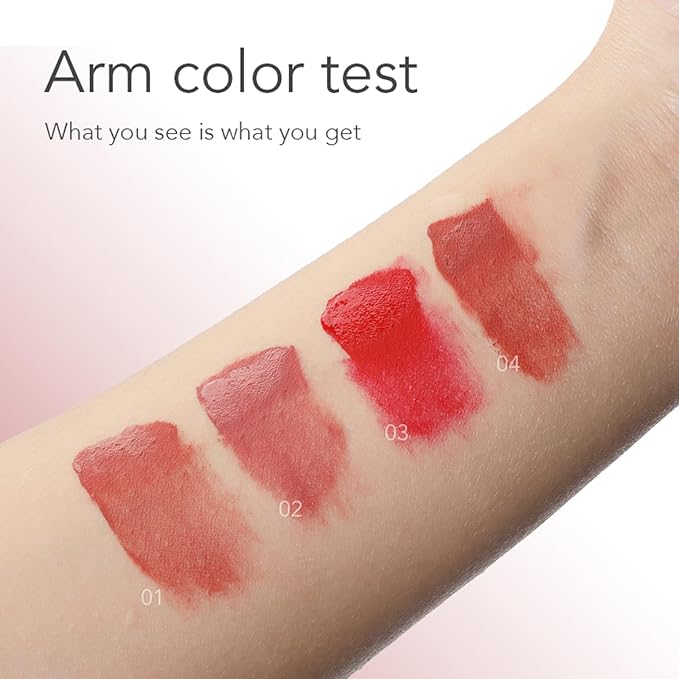 Matte Lip Stain for Women Waterproof, Smooth Texture Lip Tint Non-stick Matt Amber