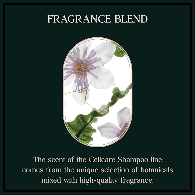 Cooling Relief Botanic Cellcare Shampoo 500ml, 16.90 fl oz | Sulfate-Free, Paraben-Free and Color-Safe | pH Balancing