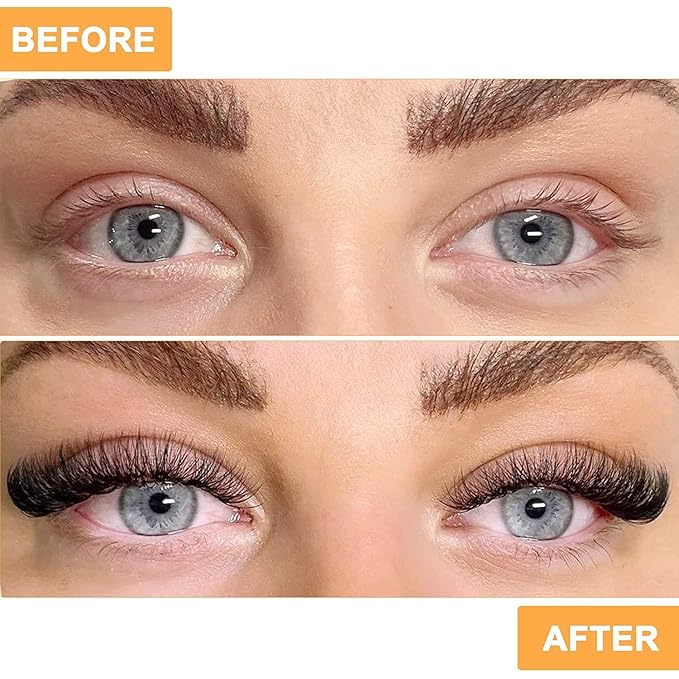 B&Q Lash Clusters 280PCS Natural Eyelash Clusters, 40D D 9-16mm Individual Lash Wispy Eyelash Extension with Soft Thin Band, Classic Look Pestañas Postizas Comfortable DIY at Home(40D-D-9-16mm)