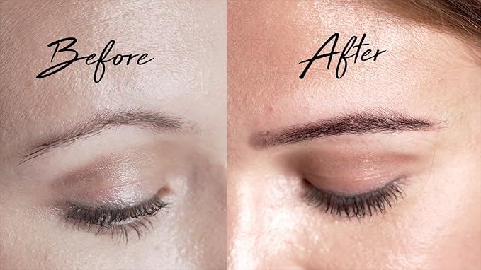 Medium Brown Eyebrow Henna Tint for Eyebrow Color- Professional Henna Brow Kit Including Use Instructions and Mixing Bowl 3x 1g Packets Brow Dye by Existing Beauty