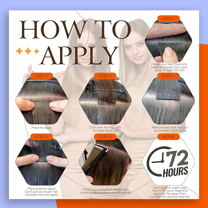 Full Shine Blonde Tape in Hair Extensions Color 60 Blonde Remy Human Hair Extensions Tape in 28 Inch Double Sided Seamless Skin Weft 20 Pcs 50 Gram Invisible Adhesive Real Human Hair Soft