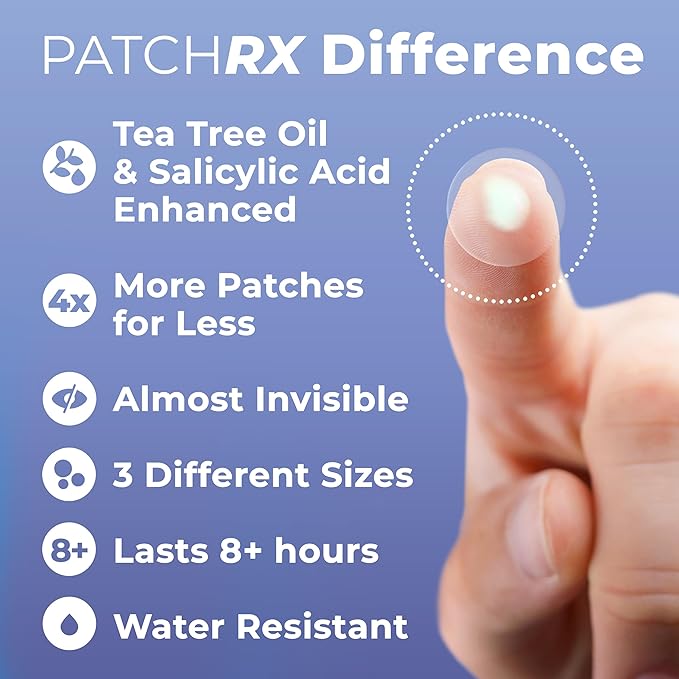 Pimple Patches for Face (240 Patches), Hydrocolloid Acne Patches with Tea Tree Oil & Salicylic Acid, Pimple Patch Pimple Stickers, Hydrocolloid Patch Acne Dots Acne Pimple Patches For Face