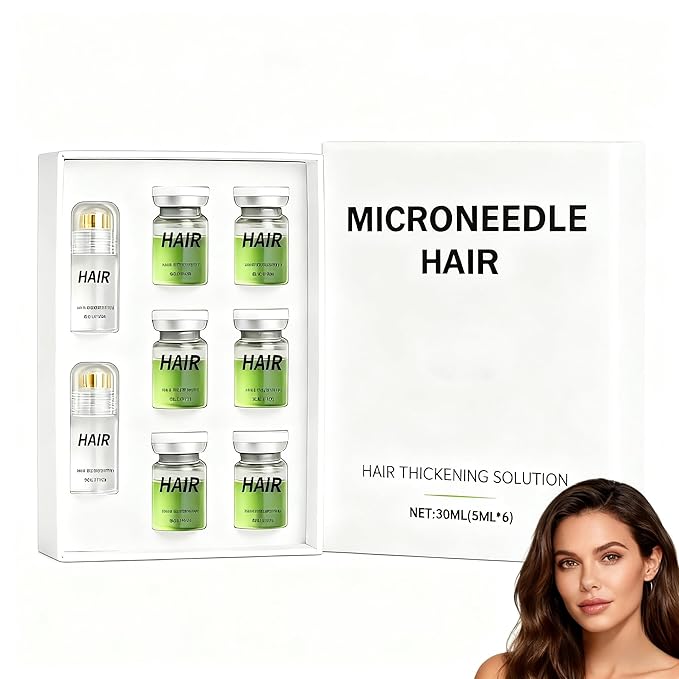 Hair Growth Serum for Men & Women - Advanced Hair Regrowth Treatment with Ginseng, Biotin & Keratin - Strengthens Roots, Reduces Breakage, Promotes Thicker & Fuller Looking Hair
