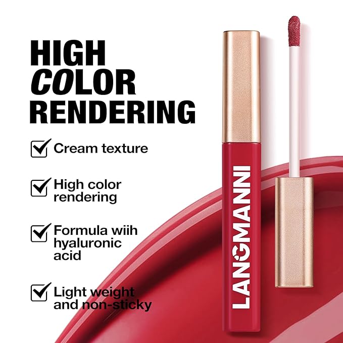 Jolilab 2 Colors Cream Texture Lip Gloss Set - Highly Pigmented,Hydrating, Moisturizing Makeup for Women(#9+10)