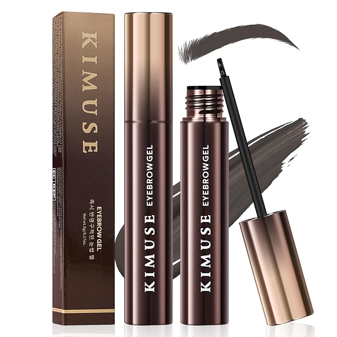 KIMUSE Instantly Semi-Permanent Eyebrow Gel, Long Lasting Eyebrow Tint, Waterproof Tinted Eye Brow Gel, Transfer-Proof, Smudge-Proof, Eyebrow Makeup Gift for Women & Girl, 0.17oz