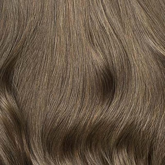 Luxy 100% Remy Human Hair, Classic 160g Clip-In Hair Extensions - 10 Wefts Multi-Dimensional Color for Natural Blending, Adds Volume & Length, Easy Apply & Remove 16" Ash Brown Balayage