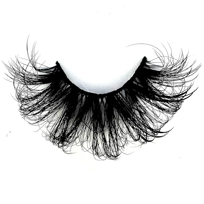 HBZGTLAD new 5 Pairs 25 mm 3d Mink Lashes Bulk Faux with Custom Natural Mink Lashes Pack Short Wholesales Natural False Eyelashes (XM555)