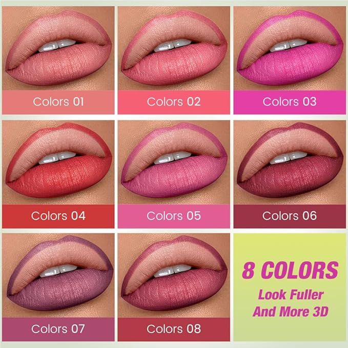 evpct Dusty Rose Triangle Lip Liner Pencil Stick for Women, Retractable Lips Liner Pen Triangle Tip for Sculpting & Filling & Plumping, Longwear Lipliners Pencil, Vegan Cruelty Free Lip Filler Plumper