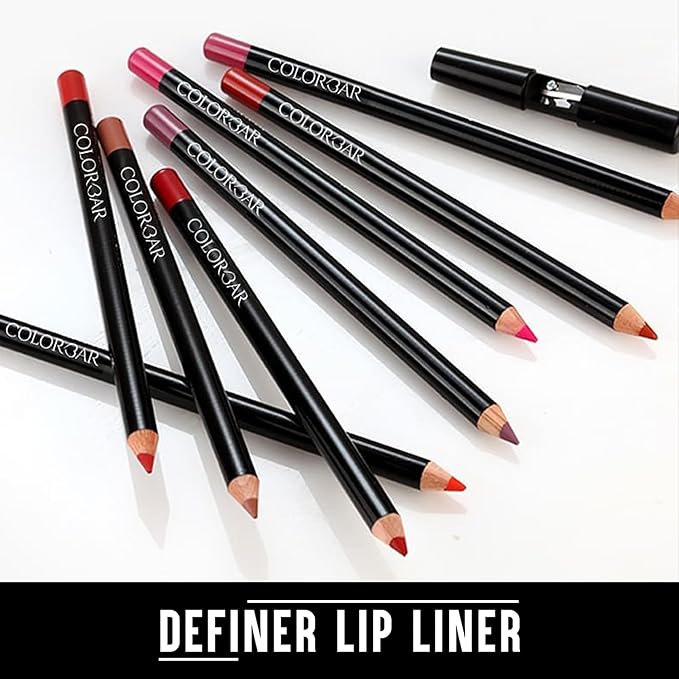 Colorbar Definer Lip Liner - Easy-Glide Contouring Lip Liner Pencil - Matte Finish with Intense Color Payoff - 014 Chocolate Brown - 0.05 oz