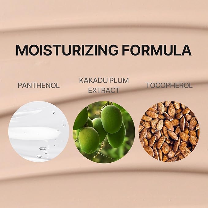 COSNORI Panthenol Barrier Cushion Foundation -Lightweight Formula to Cover Pores & Blemishes – Moisture Dewy Glowing Finish – Long Wearing Formula, 0.41 fl.oz. (02 Beige)