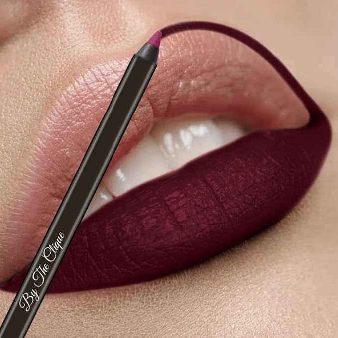 By The Clique Premium Long Lasting Matte Purple Lip Liner Pencil |Violet Riot Purple Ultra Wear Lip Liner