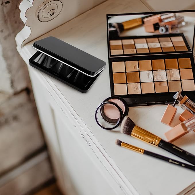 Luxshiny Empty Eyeshadow Palette: Refillable Magnetic Makeup Palette with Mirror for Eyeshadow Powder Blush Lipstick Highlight - Compact Travel Size