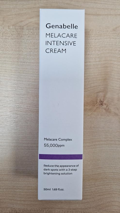 Genabelle Melacare Intensive Cream – Targeted Care for Uneven Skin Tone, Hydrating & Nourishing Daily Moisturizer with Niacinamide and Tranexamic Acid 1.69 fl oz