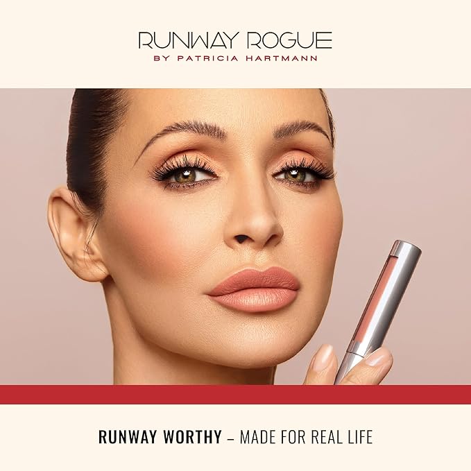 Runway Rogue Silk Glam Liquid Lipstick Lip Trio, Long Wear Frosted Liquid Lipstick Pack, (‘First Class’, ‘Jet Set’, ‘Trophy Wife’)