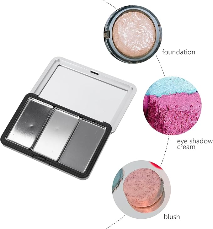 Luxshiny Empty Eyeshadow Palette: Refillable Magnetic Makeup Palette with Mirror for Eyeshadow Powder Blush Lipstick Highlight - Compact Travel Size