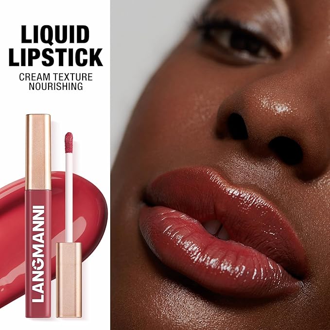 Jolilab 2 Colors Cream Texture Lip Gloss Set - Highly Pigmented,Hydrating, Moisturizing Makeup for Women(#3+4)