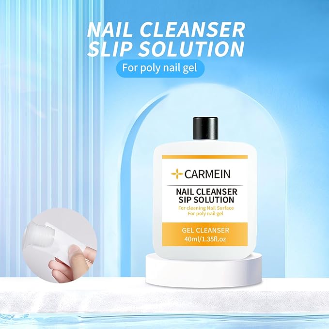 Nail Cleaner & Nail Brush Cleaner - Polyester Nail Gel Essential Kit (Nail Brush Cleaner & Gel Cleaner)