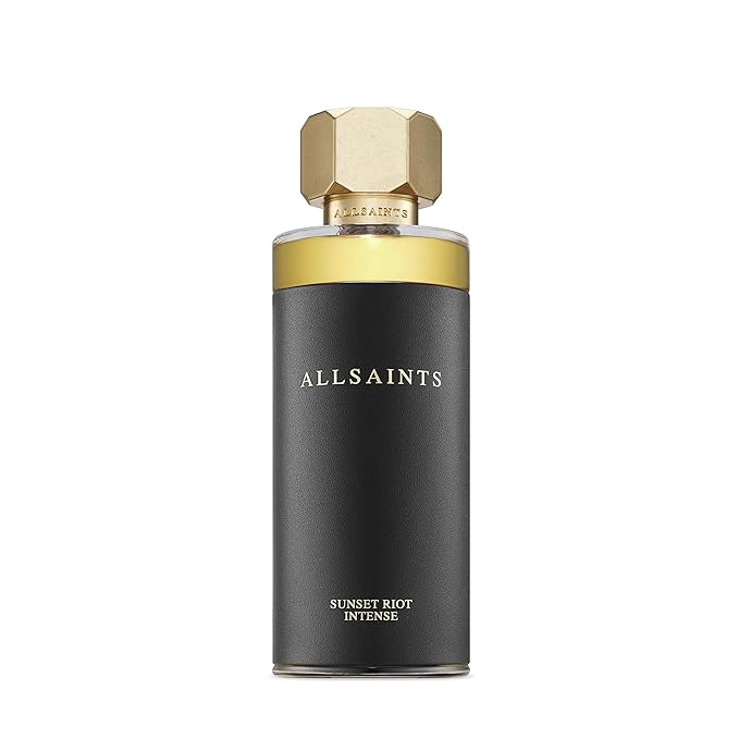 AllSaints Sunset Riot Intense - Amber, Woody & Floral Fragrance - Unisex Perfume with Cedar & Musk - Body Fragrance with an Aromatic Smell - Bold Evening Scent - 100mL/3.4 fl oz