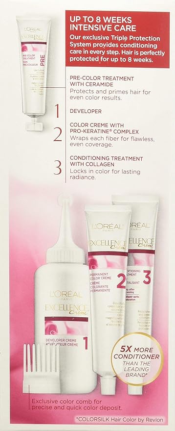 L’Oreal ParisExcellence Creme, Light Brown [6] 1 Each (Pack of 6)