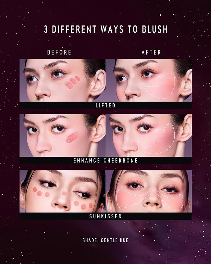 Liquid Blush Makeup for Cheeks, Natural Matte Finish, Blush Tint Stick, Multi-Use, Long-Lasting Lip & Cheek Makeup, Lightweight (07 SECRET DESIRE)