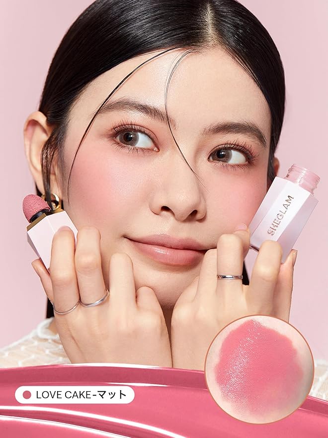 SHEGLAM Color Bloom Liquid Blush Makeup for Cheeks Matte Finish - Love Cake