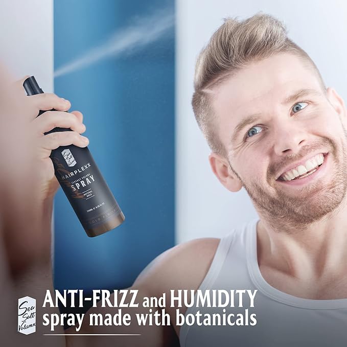 Hairplexx Sea Salt Volume Hair Spray for both Men and Women, Natural Thick and Volumizing Hair Look with Matte Finish and Natural Hold, Paraben Free (6.76 Fl Oz (Pack of 1), Ocean Fresh)