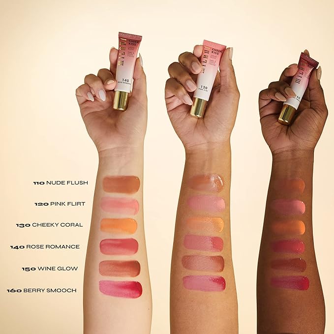 Milani Cheek Kiss Liquid Blush Makeup, Lightweight, Blendable & Buildable for Radiant Flushed Cheeks, Skin-Loving Formula - Rose Romance