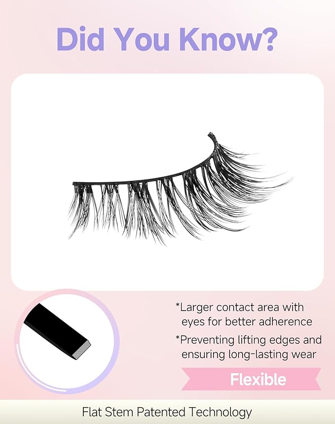 Eyelashes Natural Wispy Lashes Fake Eyelashes False Eyelashes Strip Lashes Light-04