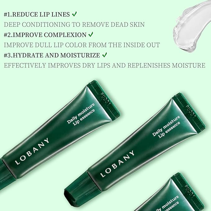 Daily Moisture Lip Essence Lip balm lip gloss Nourishing Soothing Lip Moisturizer for Dry Cracked Lips