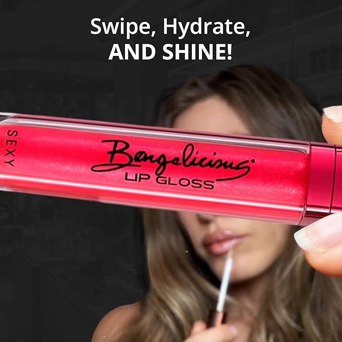 Pink Lip Gloss for Women – Infused with Vitamin E – Non-Sticky, Long Lasting, High Shine, Clean Formula – Pink Lipgloss, 1 Pack