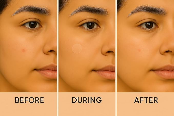 KLARI Invisible Pimple Patches – 108 Hydrocolloid Dots for Face • Overnight Spot Cover • Thin & Waterproof • Two Sizes (9mm & 12mm) • Fragrance-Free
