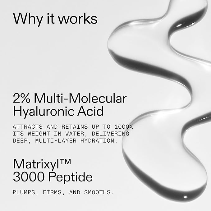 The INKEY List 2% Hyaluronic Acid Face Serum 2 FL/60ml, Hydrating Skincare, Combats Dry Skin, Vegan Friendly, Suitable For All Skin Types
